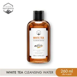 Naturista คลีนซิ่งชาขาว เช็ดเครื่องสำอางอย่างล้ำลึกด้วยเทคโนโลยี Nano Deep Clean? White Tea Cleansing Water 260ml